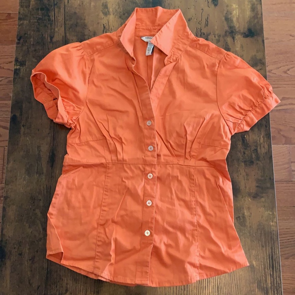 Banana Republic Orange Women's Top